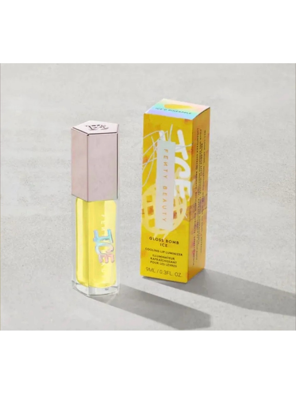 Fenty Beauty Gloss Bomb Ice'd pineapple Cooling Lip Luminizer 9ml